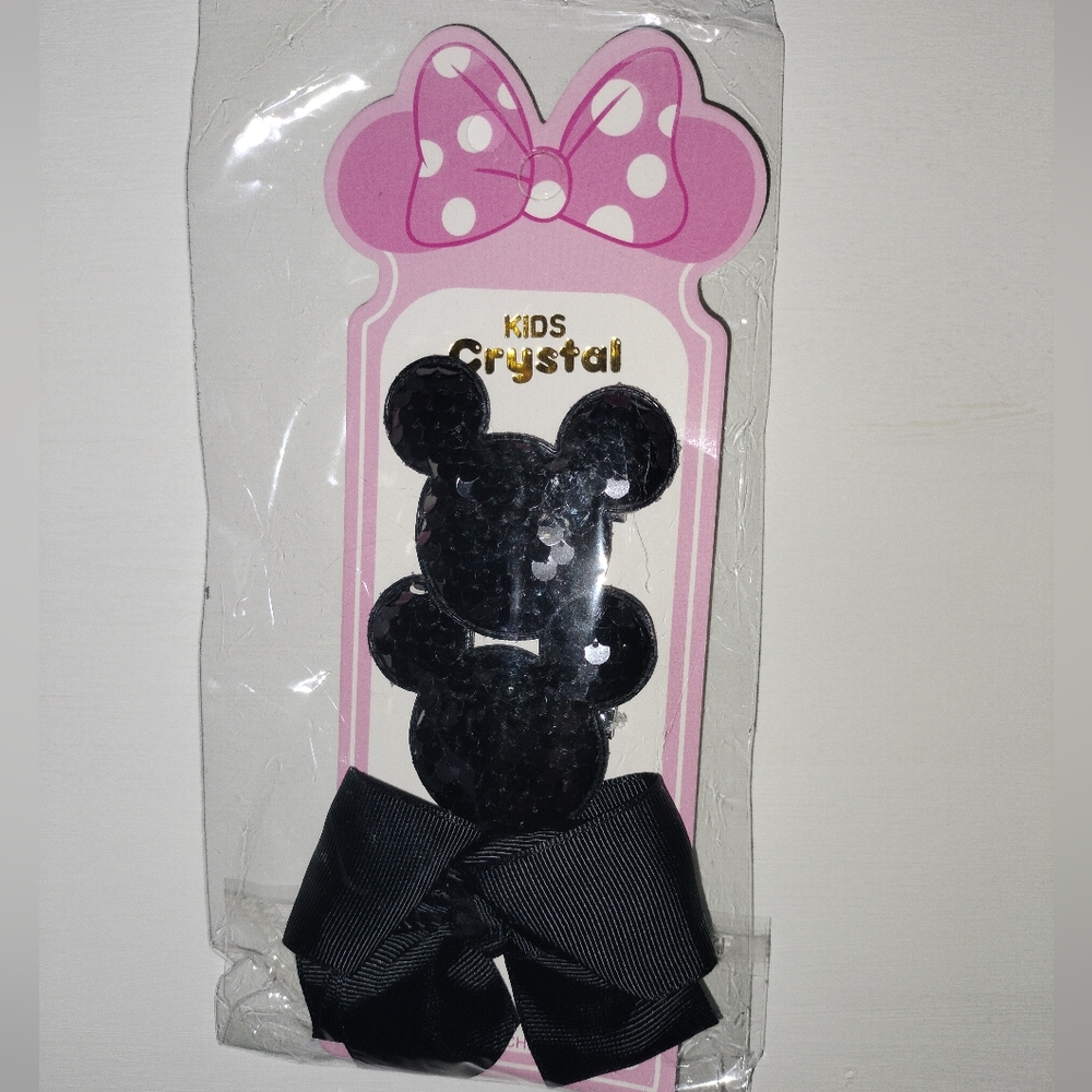 Girls Disney Minnie Mouse Gold Sequin Shift Dress - Picture 12 of 16